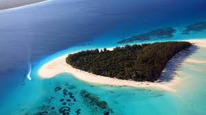 Mnemba island from air